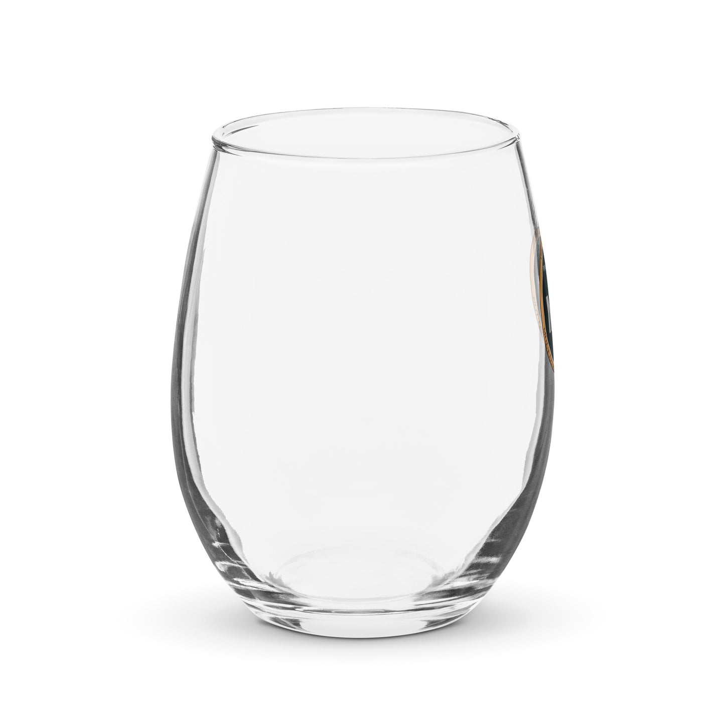 Stemless wine glass