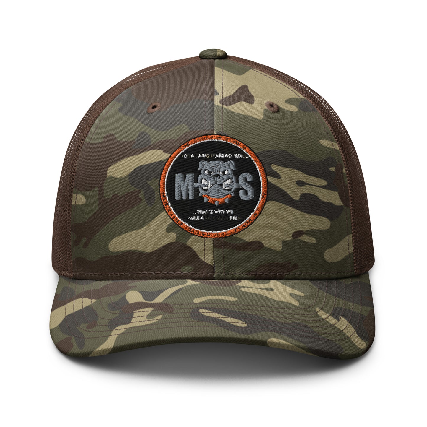 Camouflage trucker hat