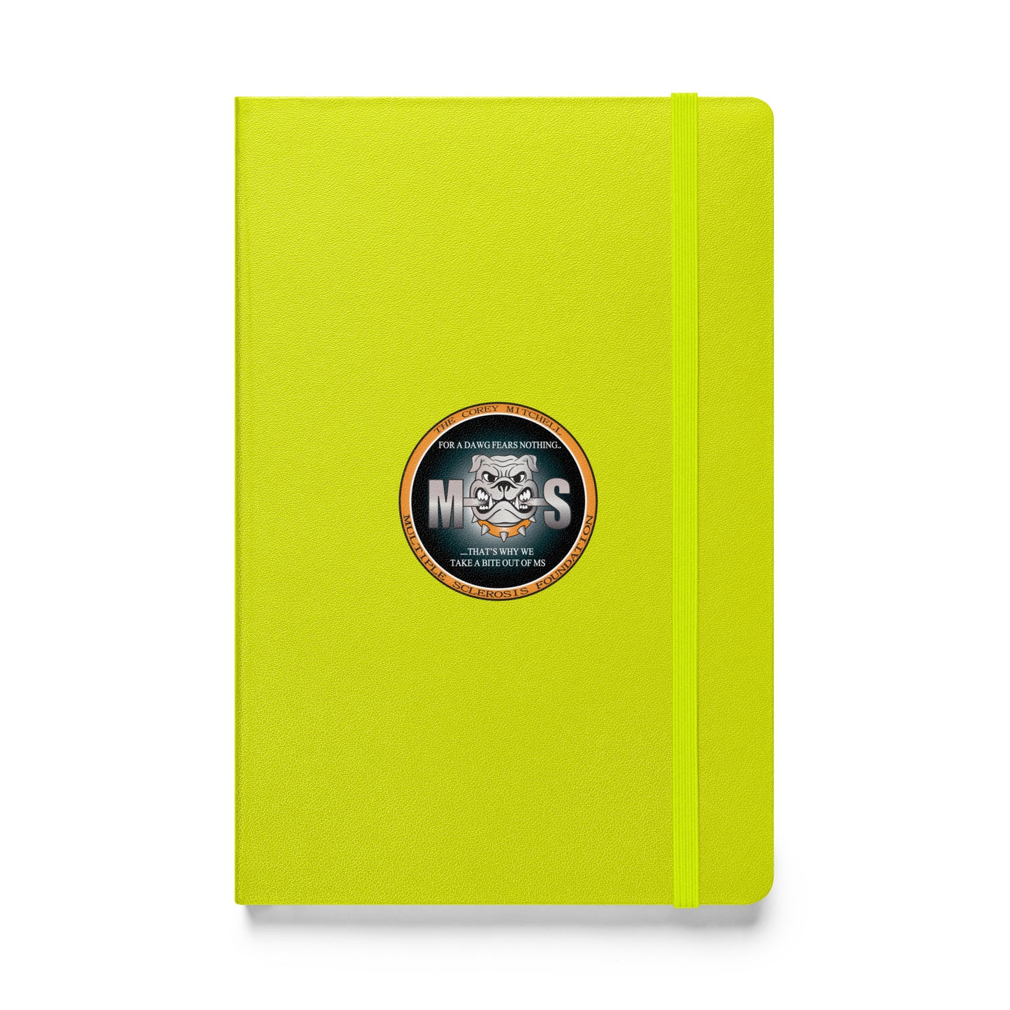 Hardcover bound notebook