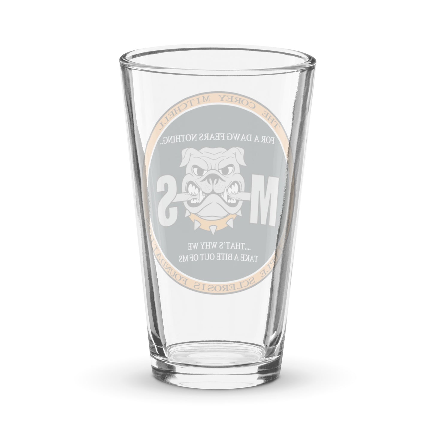 Shaker pint glass