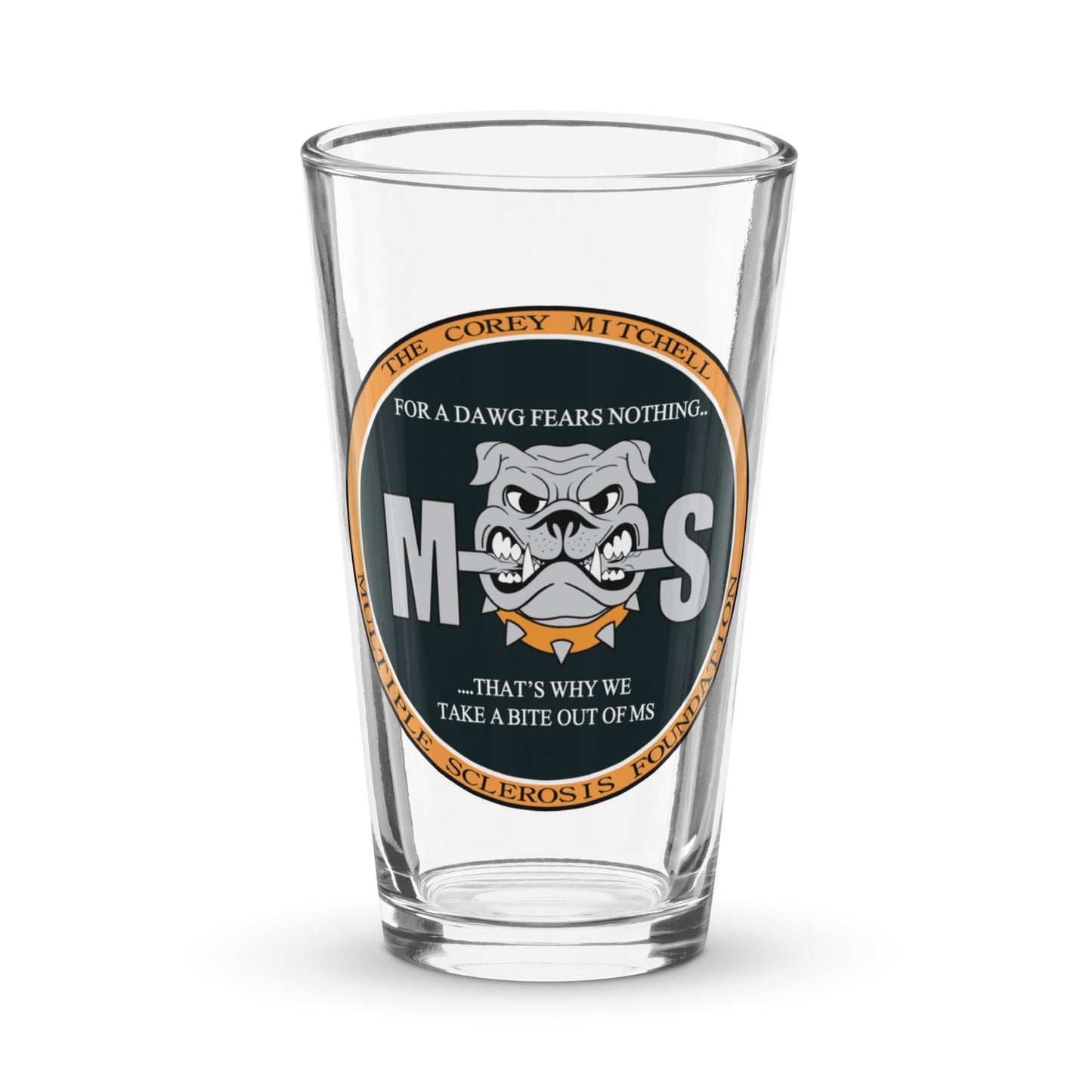 Shaker pint glass