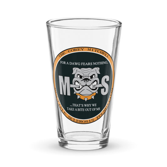 Shaker pint glass