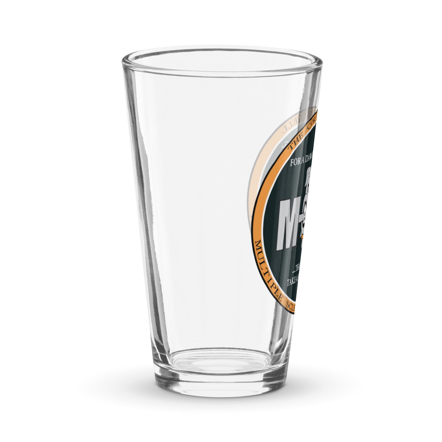 Shaker pint glass