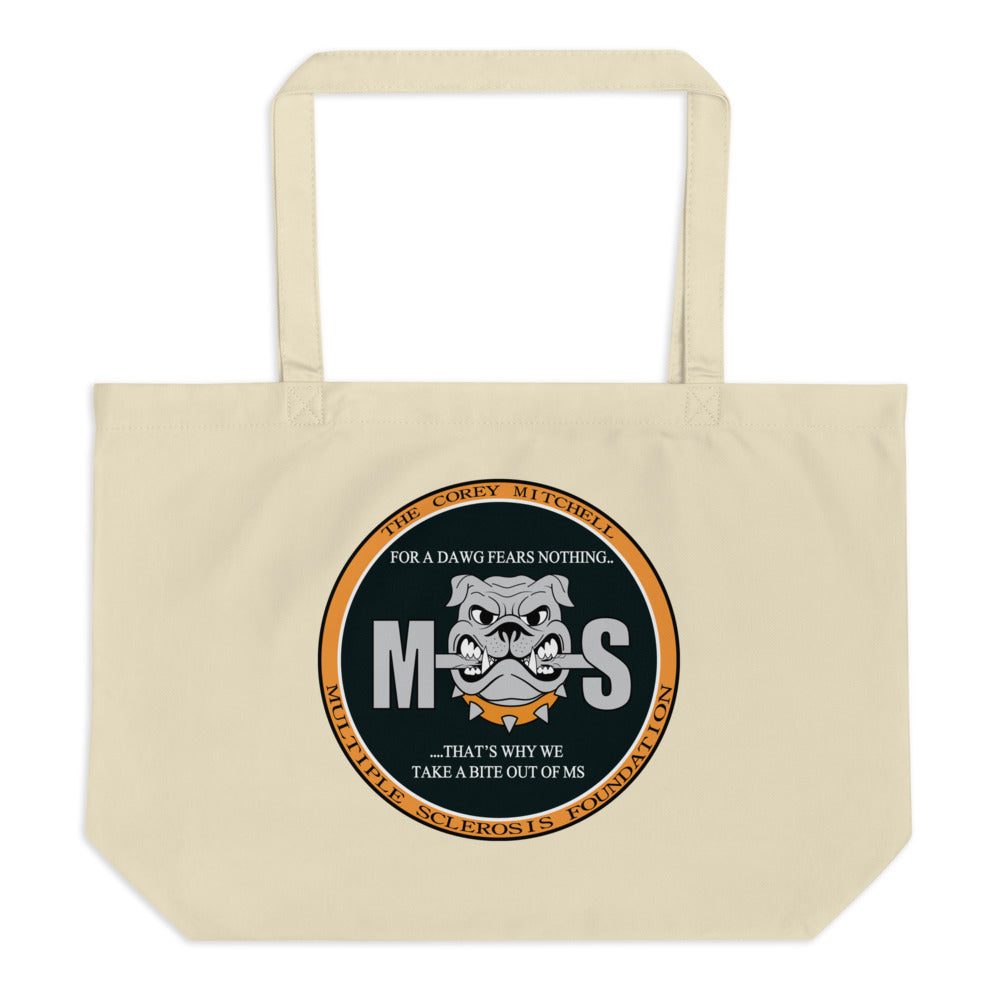 Large organic tote bag