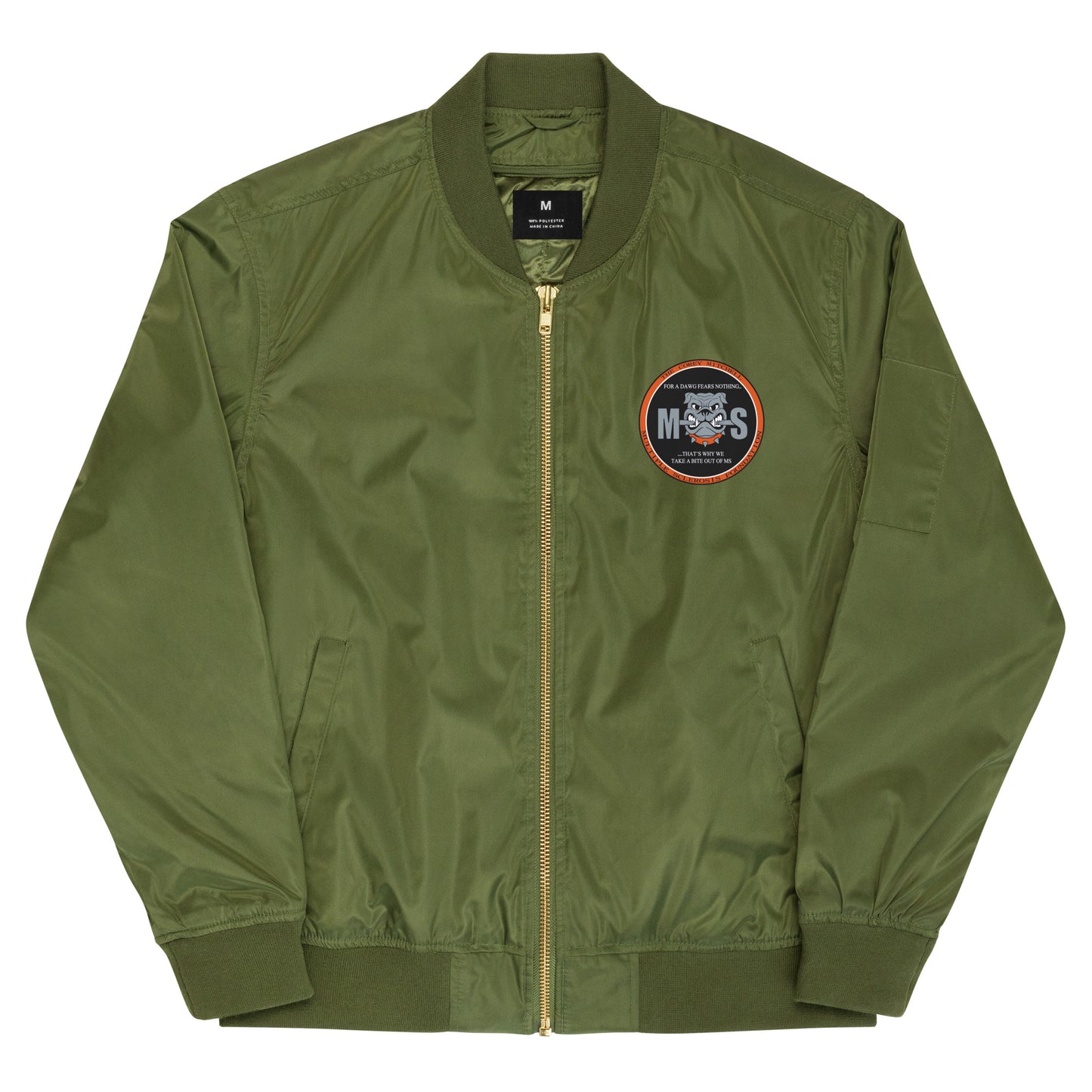 Premium recycled bomber jacket