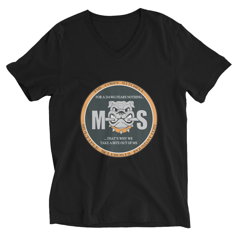 Unisex Short Sleeve V-Neck T-Shirt