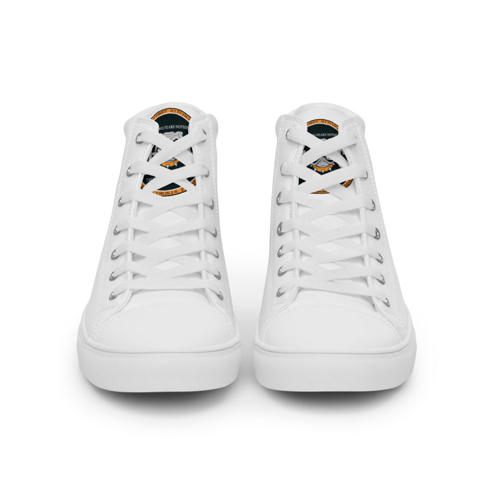 Women’s high top canvas shoes