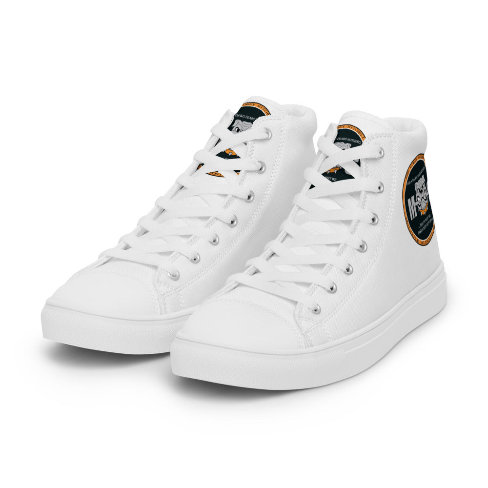 Women’s high top canvas shoes